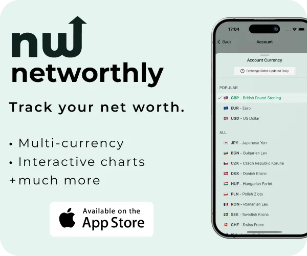 Networthly App - Track your net worth